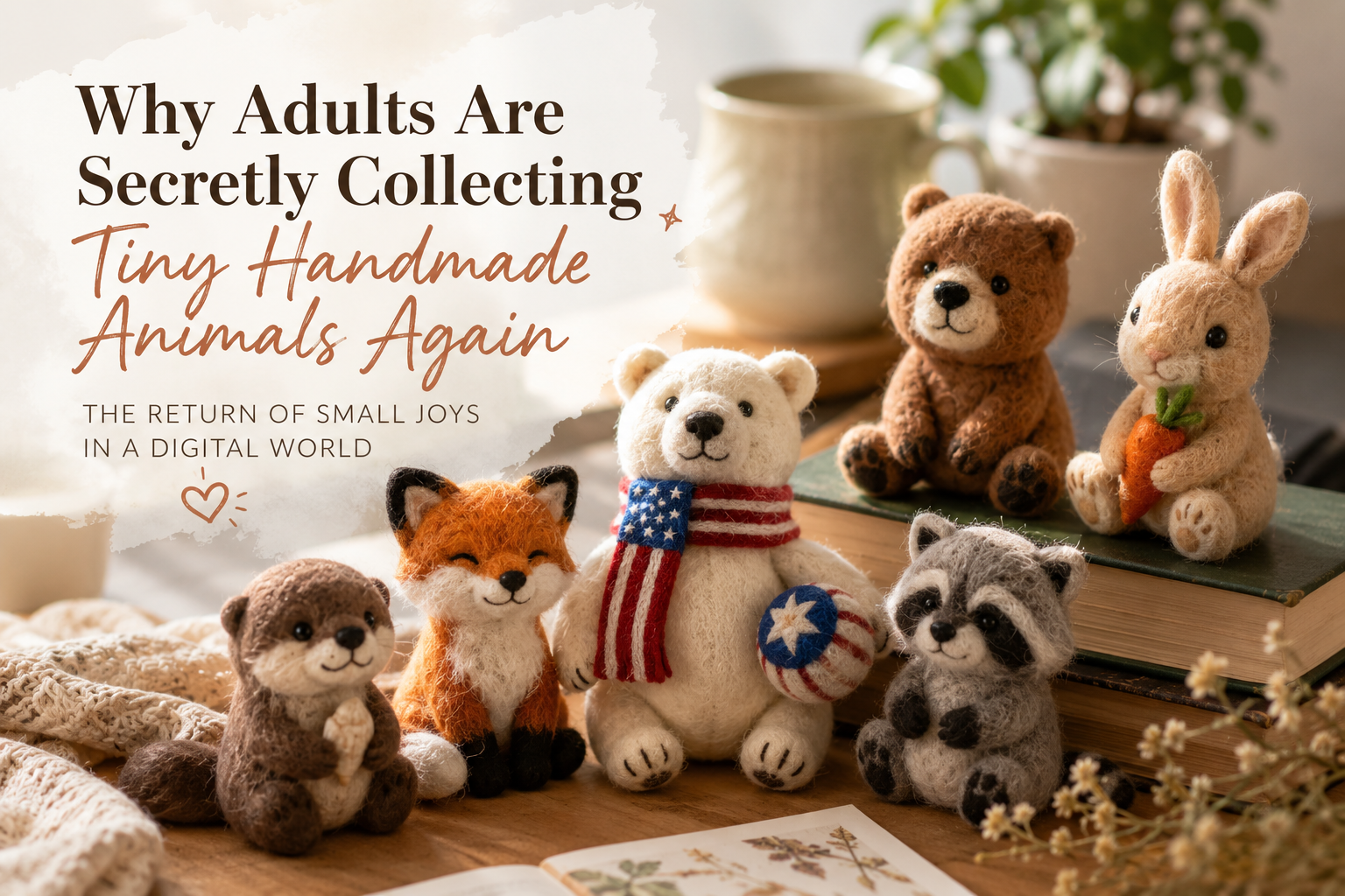 Why Adults Are Secretly Collecting Tiny Handmade Animals Again？