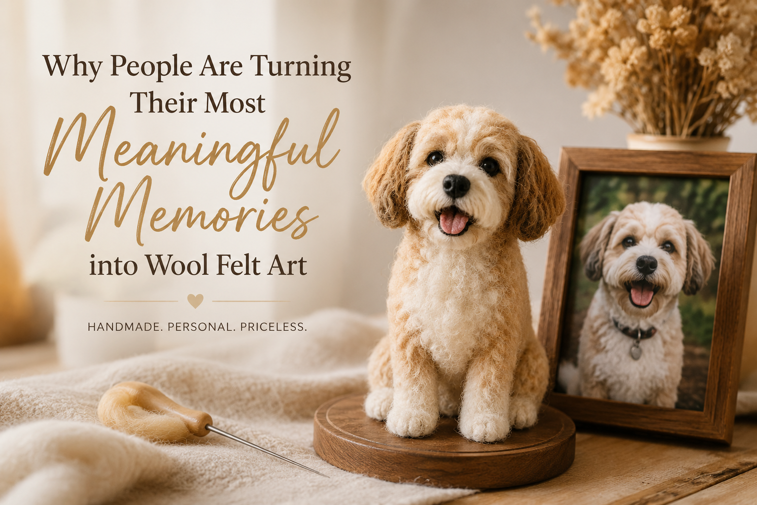 Why People Are Turning Their Most Meaningful Memories into Wool Felt Art？