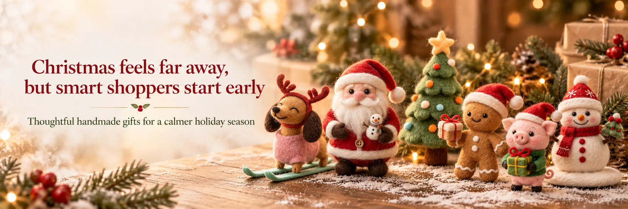 Early Christmas Gift Guide: Handmade Wool Felt Gifts for Everyone on Your List
