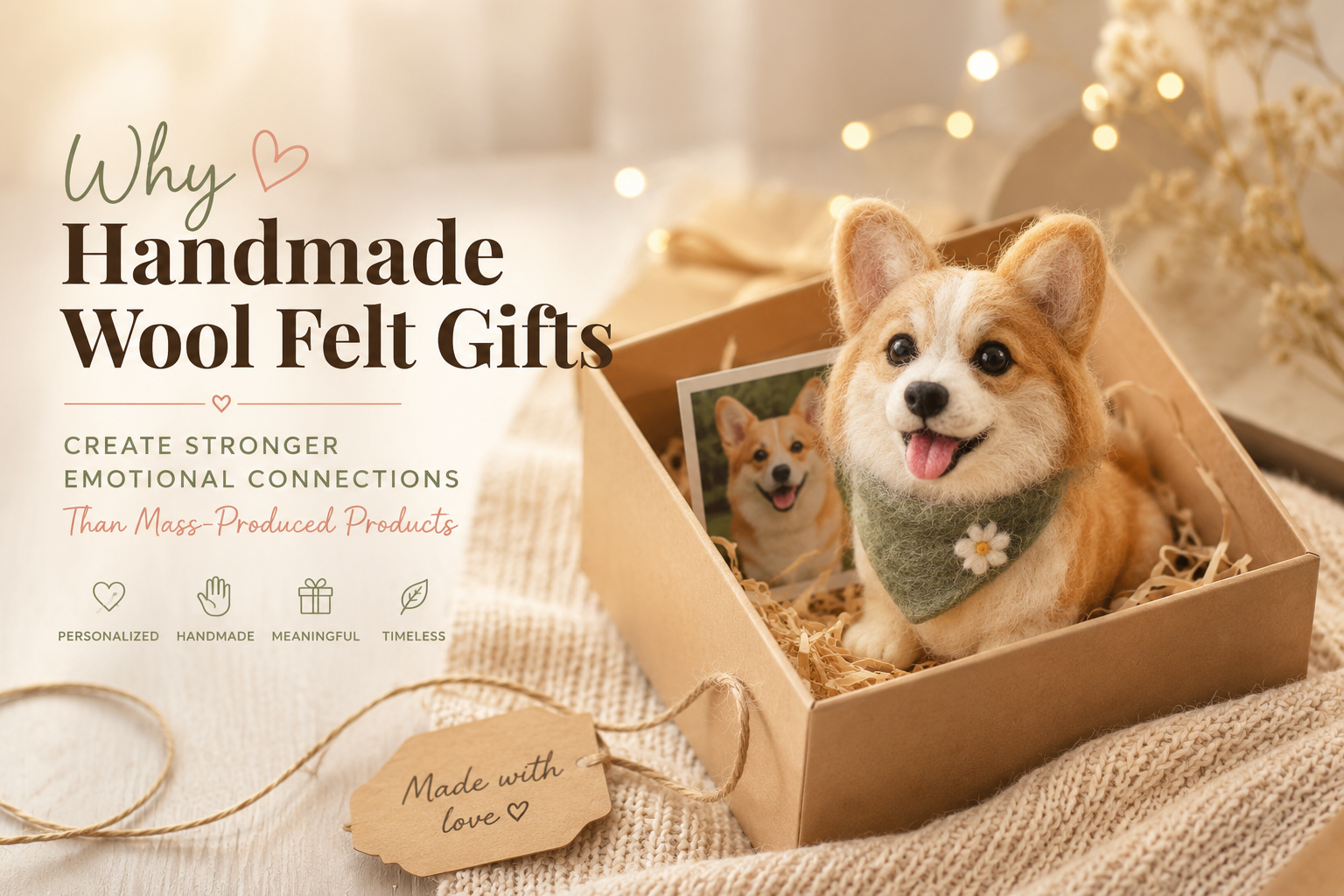 Why Handmade Wool Felt Gifts Create Stronger Emotional Connections Than Mass-Produced Products