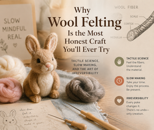 Why Wool Felting Is the Most Honest Craft You'll Ever Try: Tactile Science, Slow Making, and the Art of Irreversibility