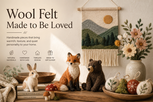 Your Home Has Enough Things. It Might Be Missing One Like This —— Handmade Wool Felt