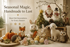 The Decorations People Actually Look Forward to Getting Out Every Year ——— Handmade Wool Felt