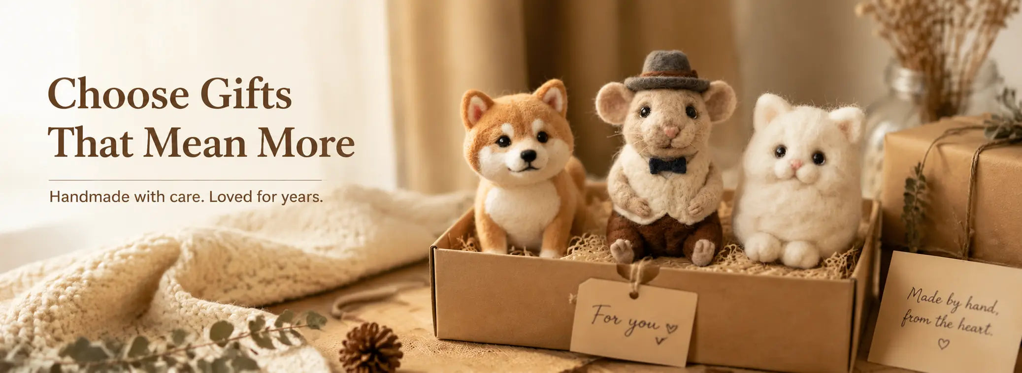 How to Choose a Handmade Wool Felt Gift You'll Actually Love