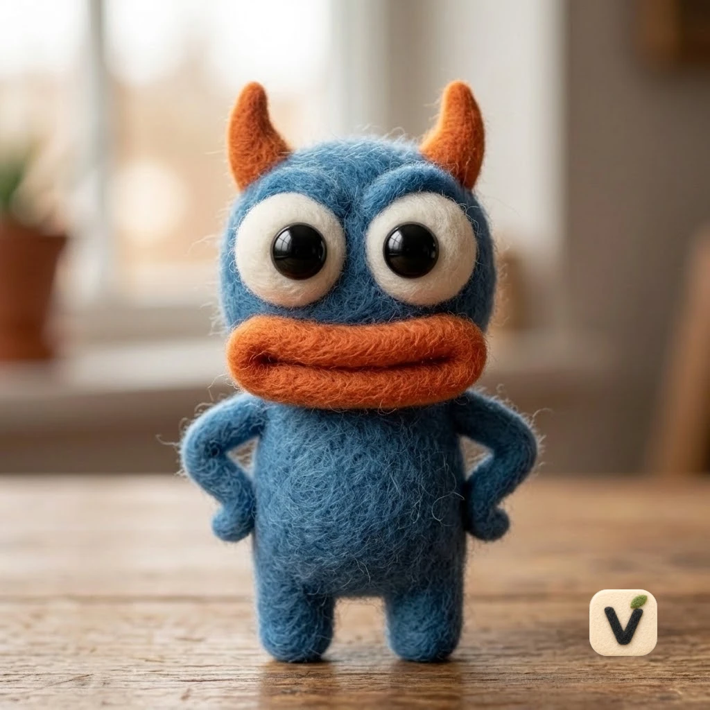 Blue Horned Monster