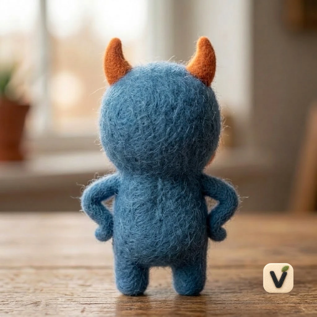 Blue Horned Monster