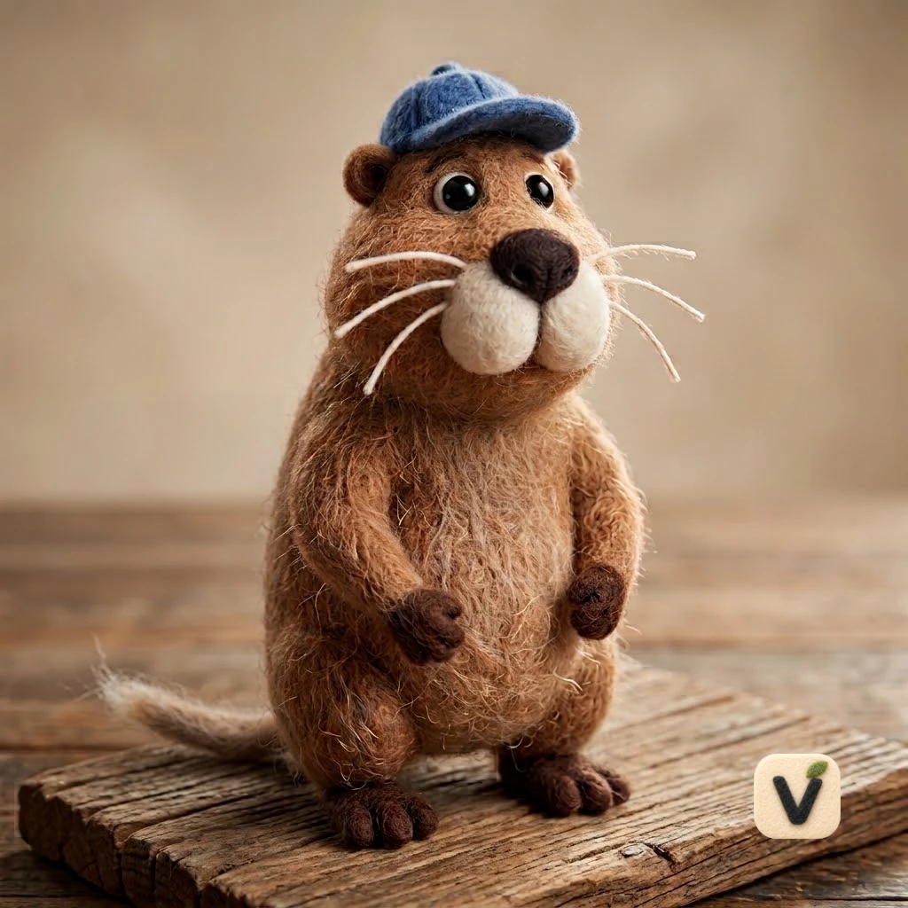 Cap‑Wearing Capybara