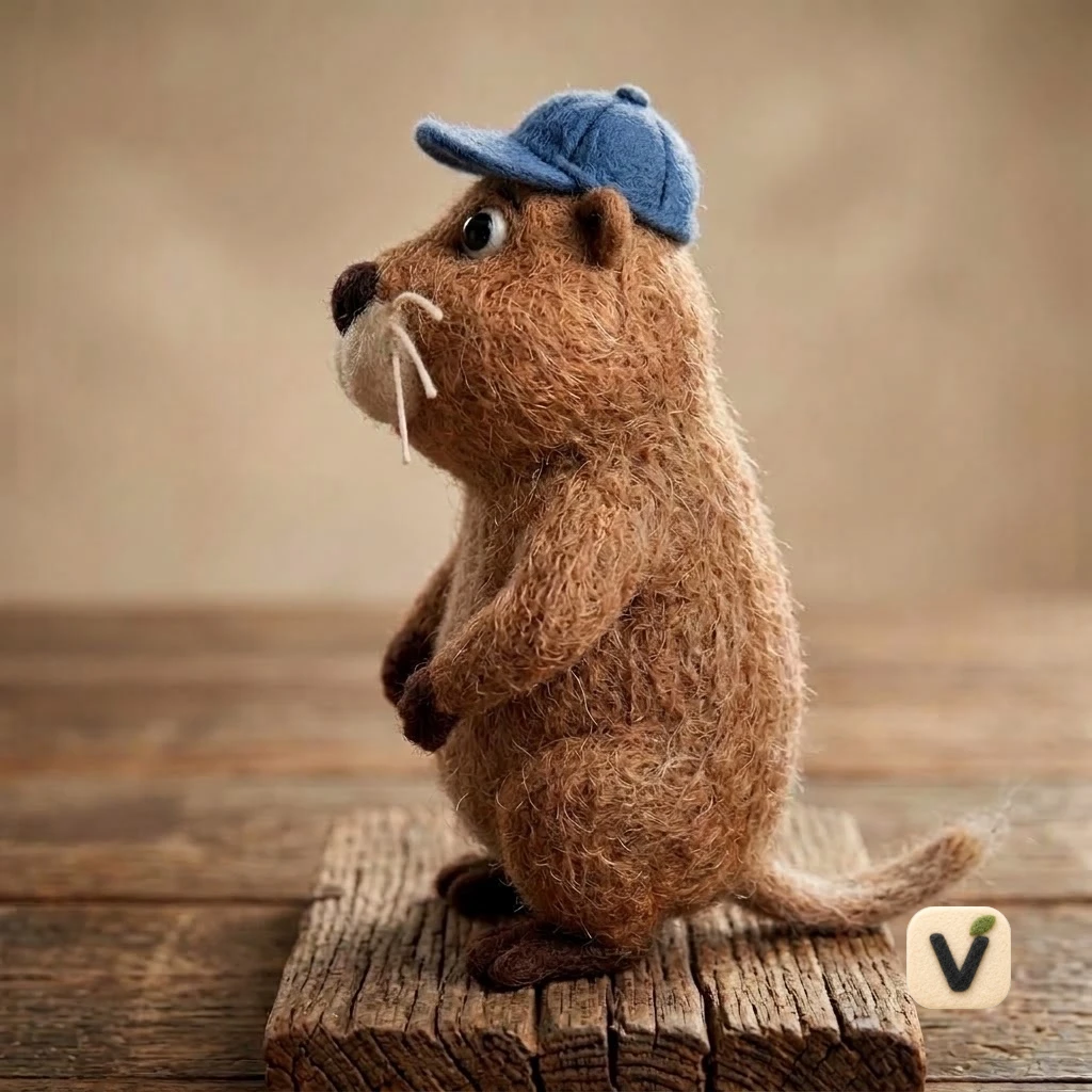 Cap‑Wearing Capybara