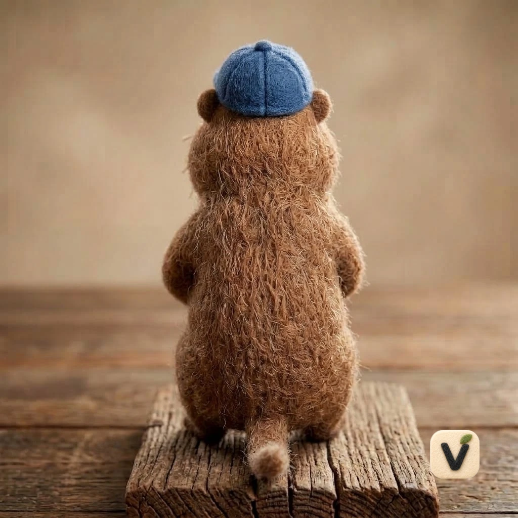 Cap‑Wearing Capybara