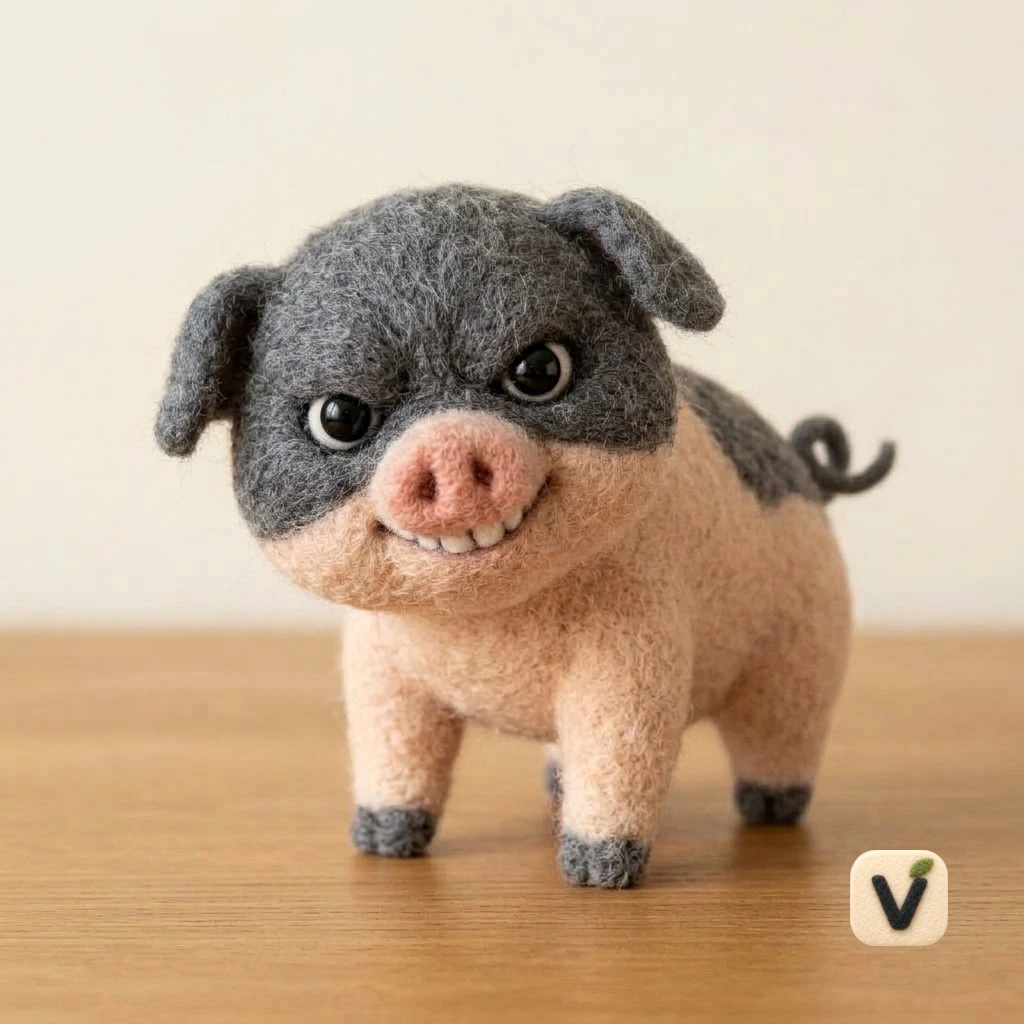 Cheeky Pig Figurine