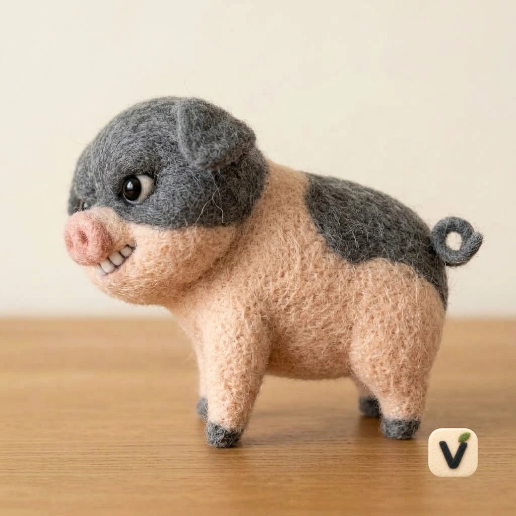 Cheeky Pig Figurine