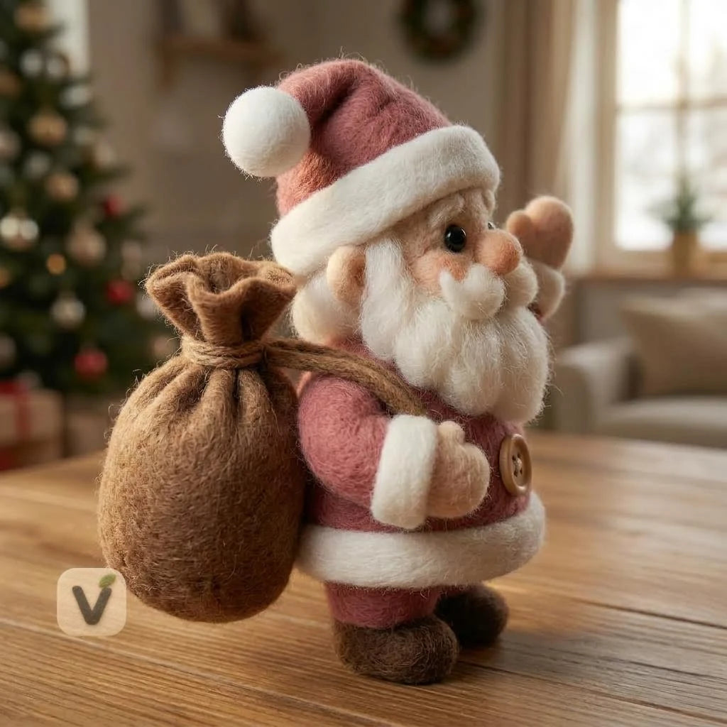 Cheerful Santa Figurine