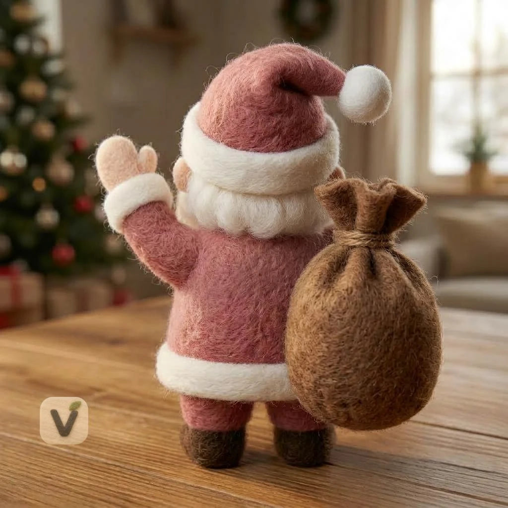 Cheerful Santa Figurine