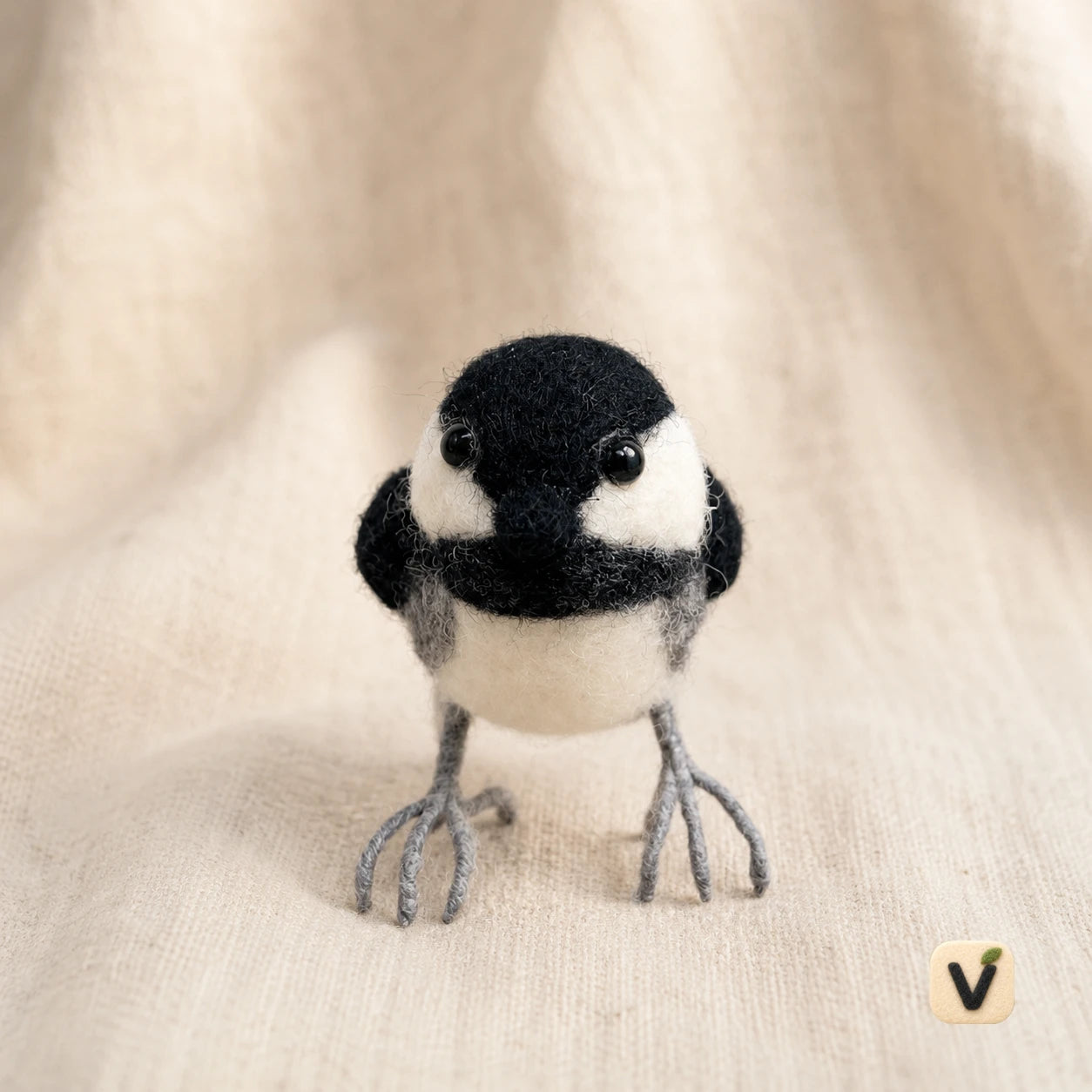 Chickadee Bird Figurine