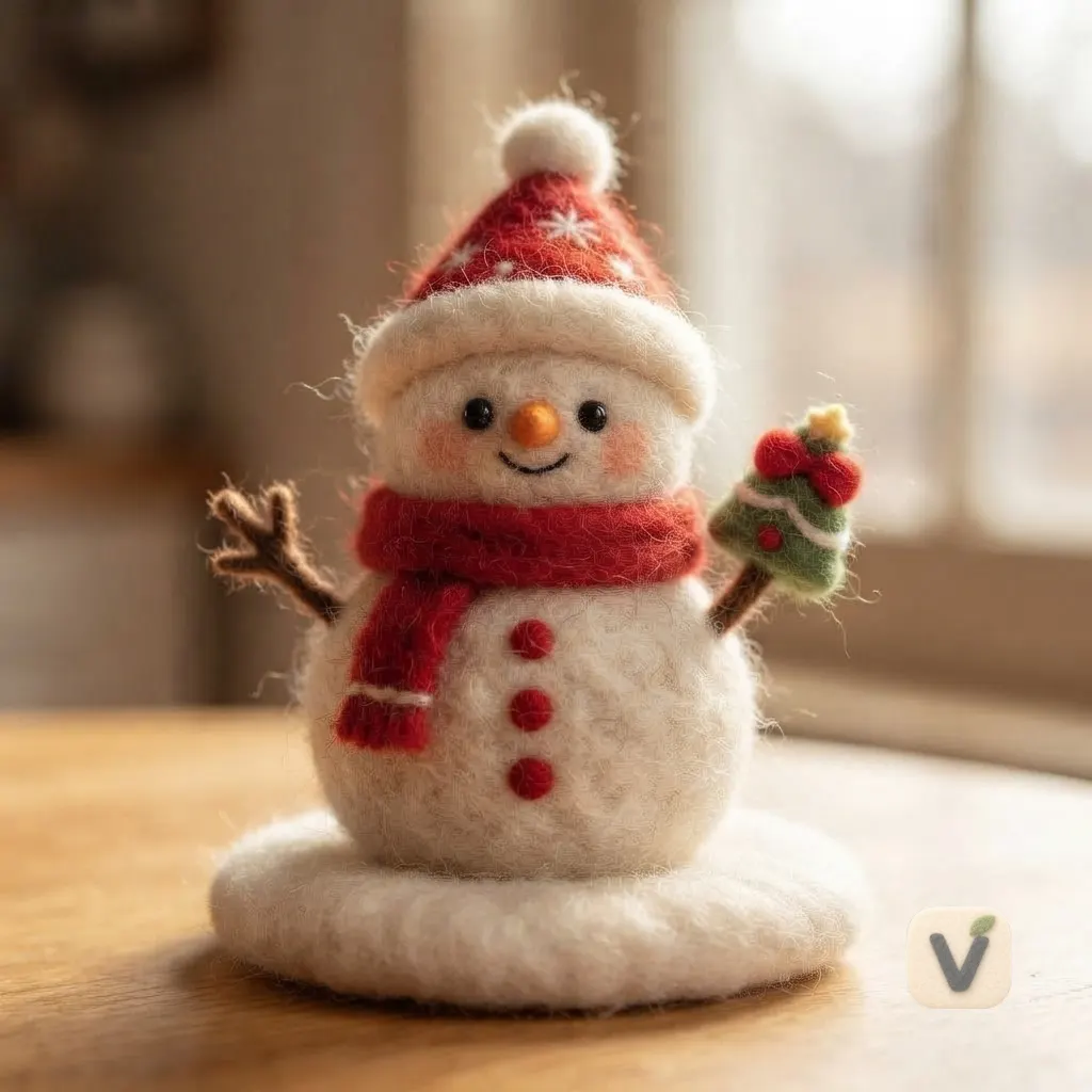 Christmas Felt Snowman