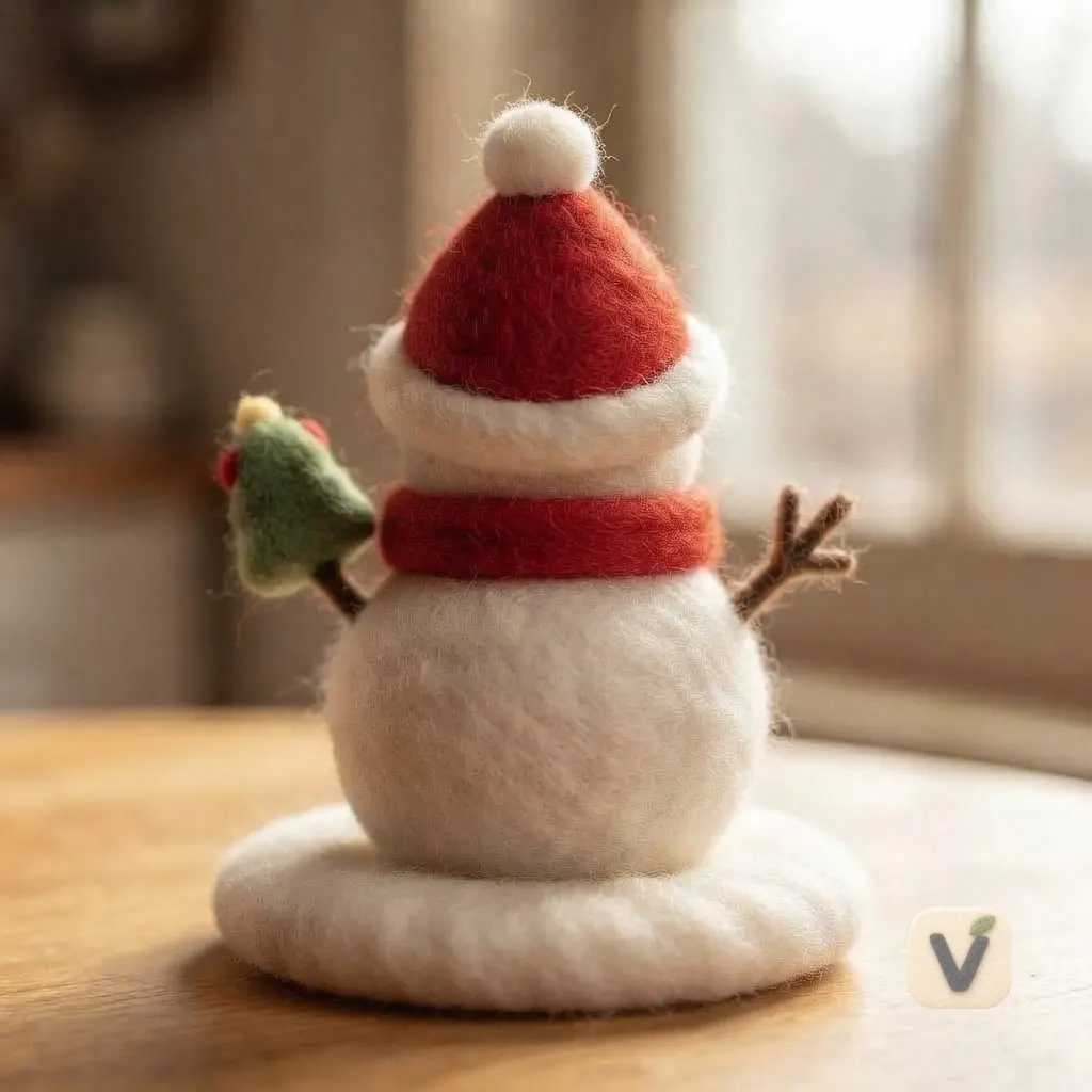Christmas Felt Snowman