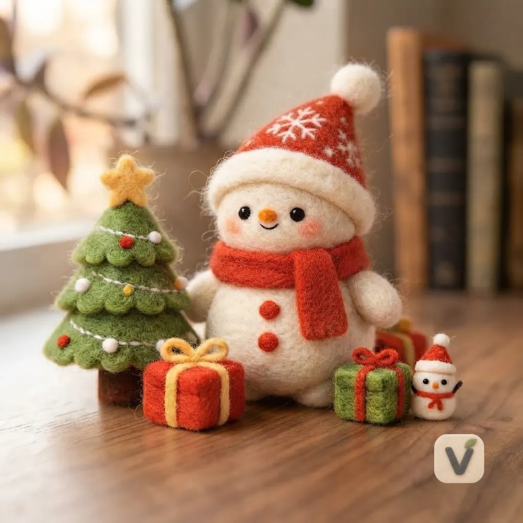 Christmas Felt Snowman