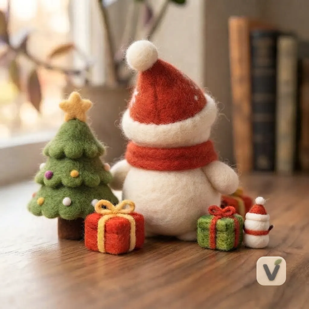 Christmas Felt Snowman