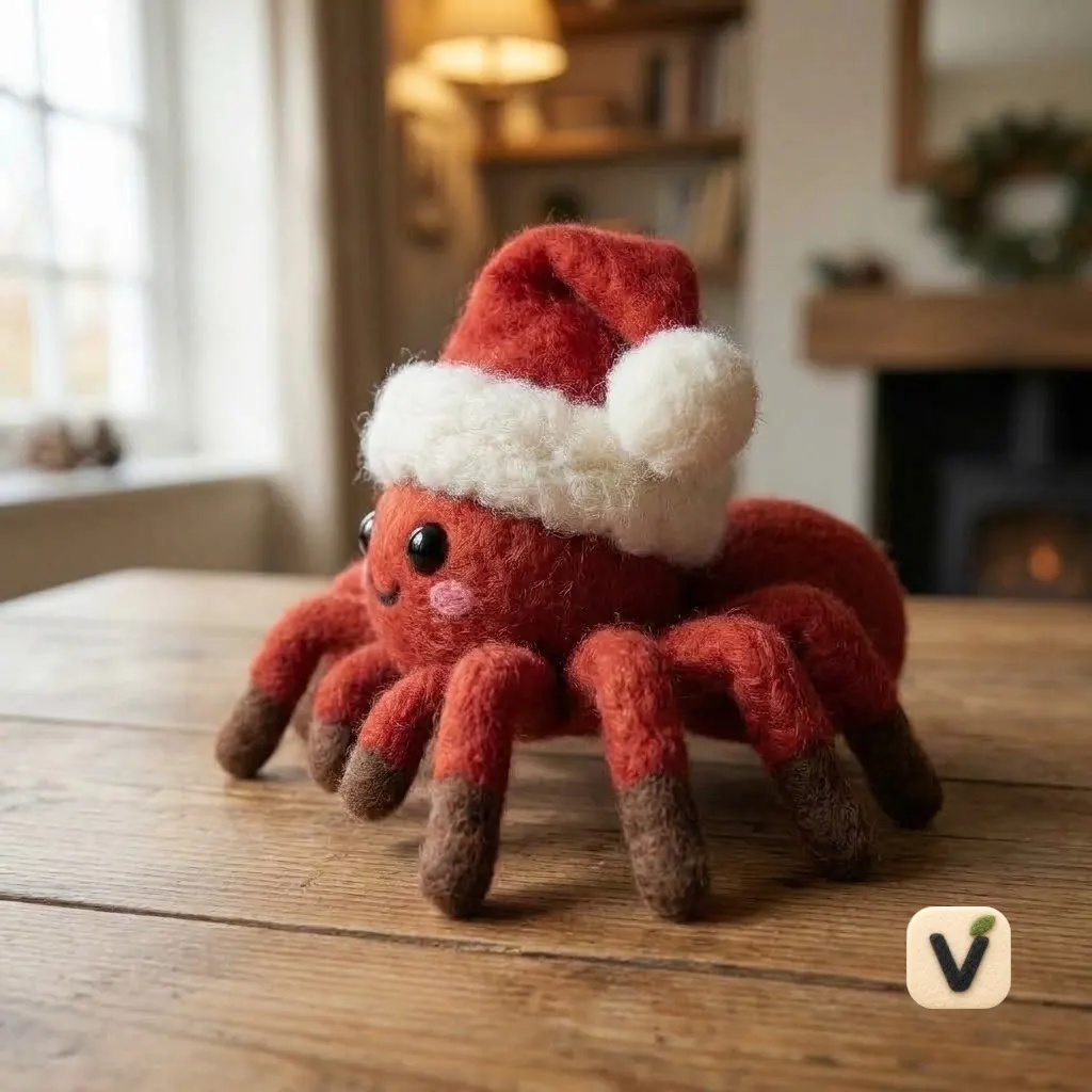 Christmas Spider Buddy Figurine