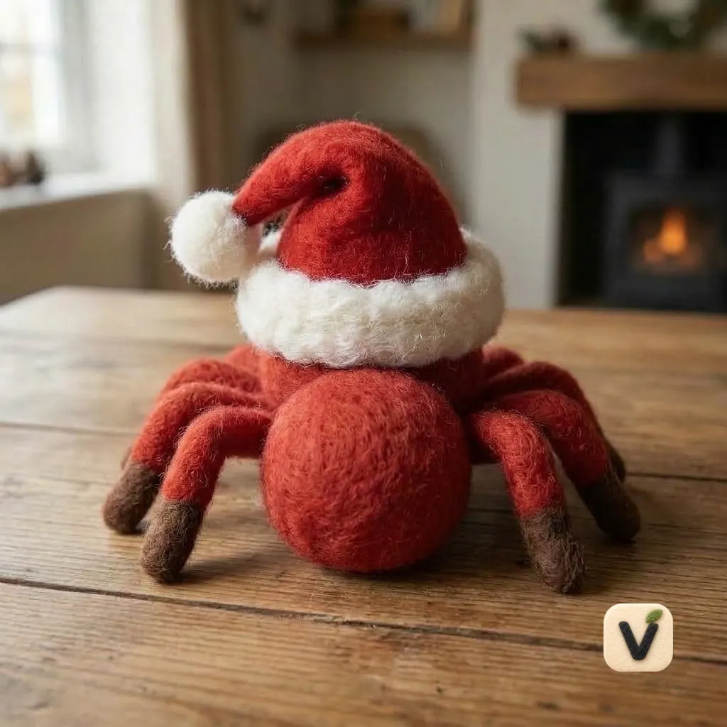 Christmas Spider Buddy Figurine