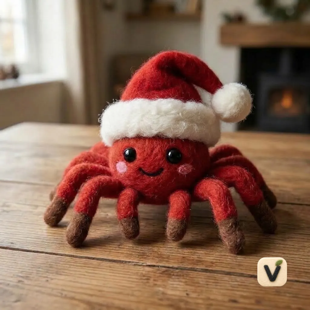 Christmas Spider Buddy Figurine