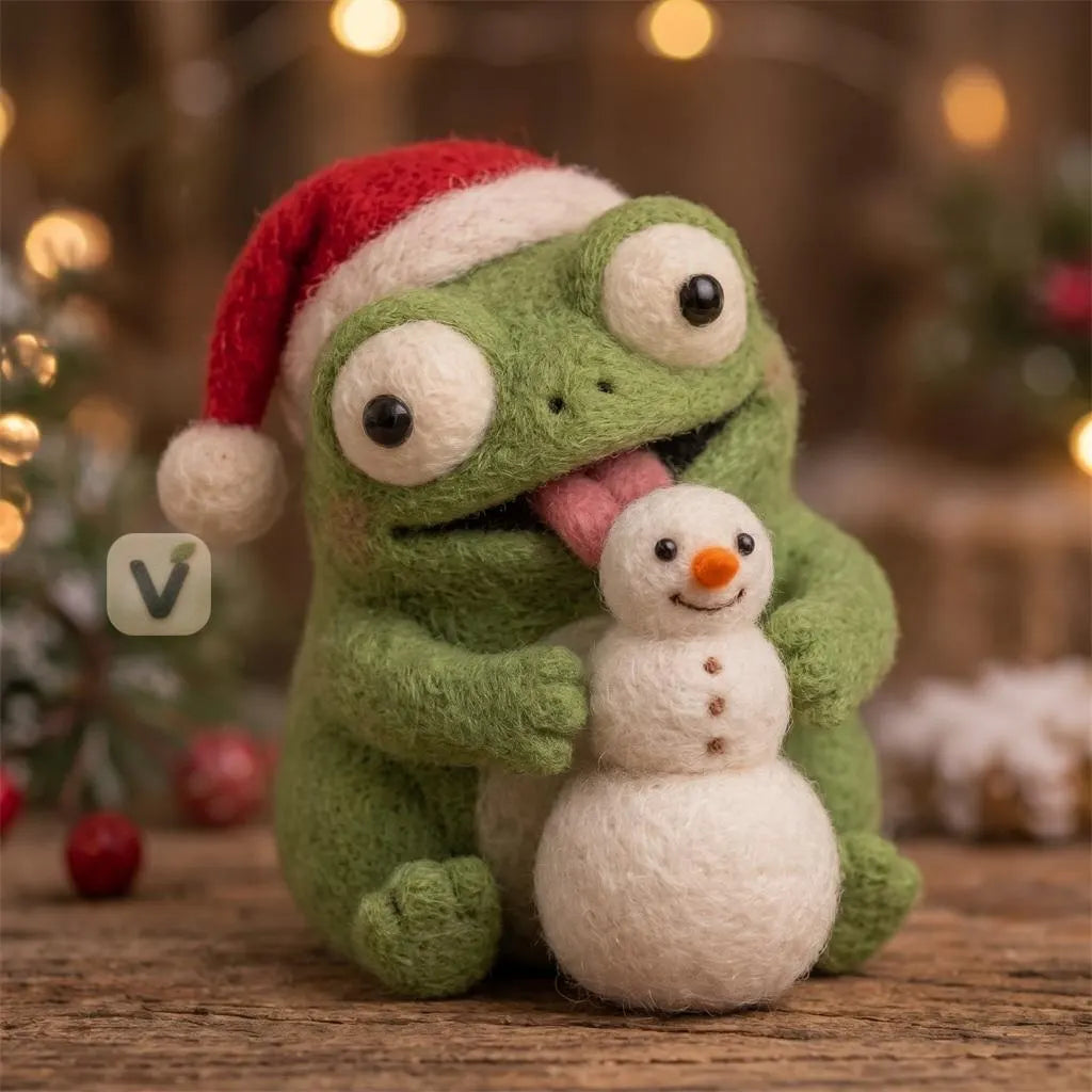 Christmas on the Tip of His Tongue Figurine