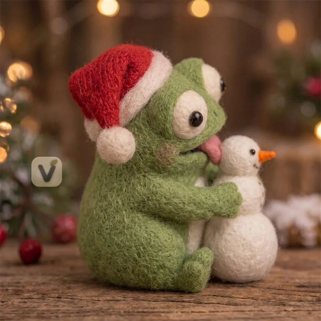 Christmas on the Tip of His Tongue Figurine