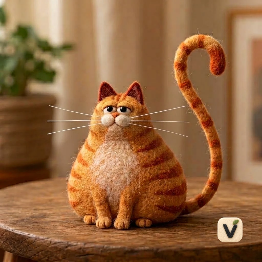 Chubby Tabby Cat