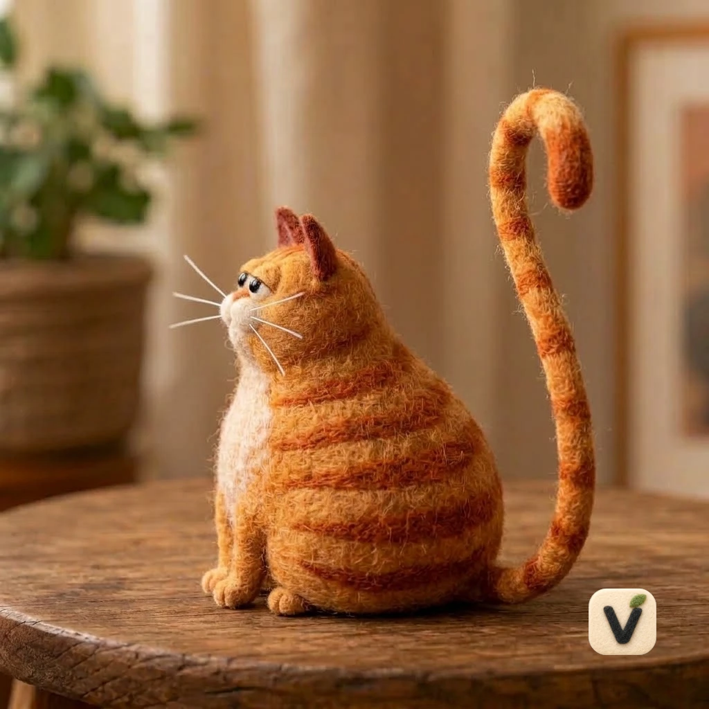 Chubby Tabby Cat