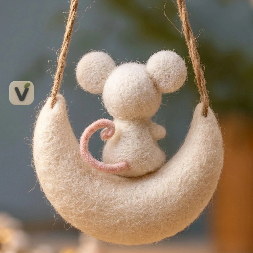 Crescent Heart Mouse