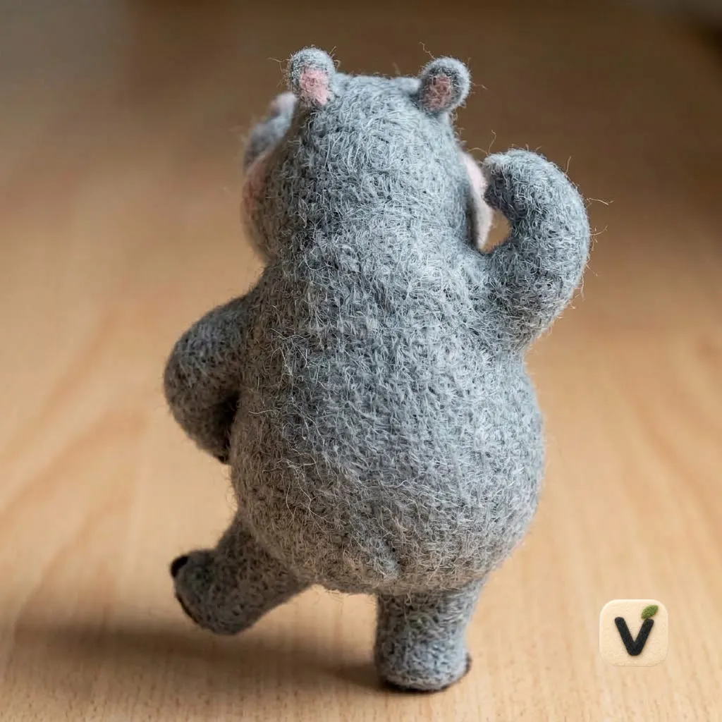 Dancing Hippo Figurine