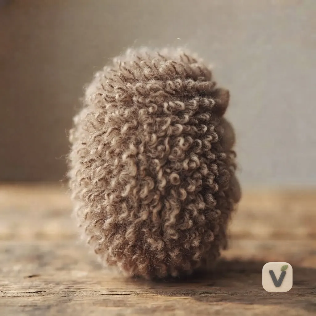 Felt Hedgehog Figurine
