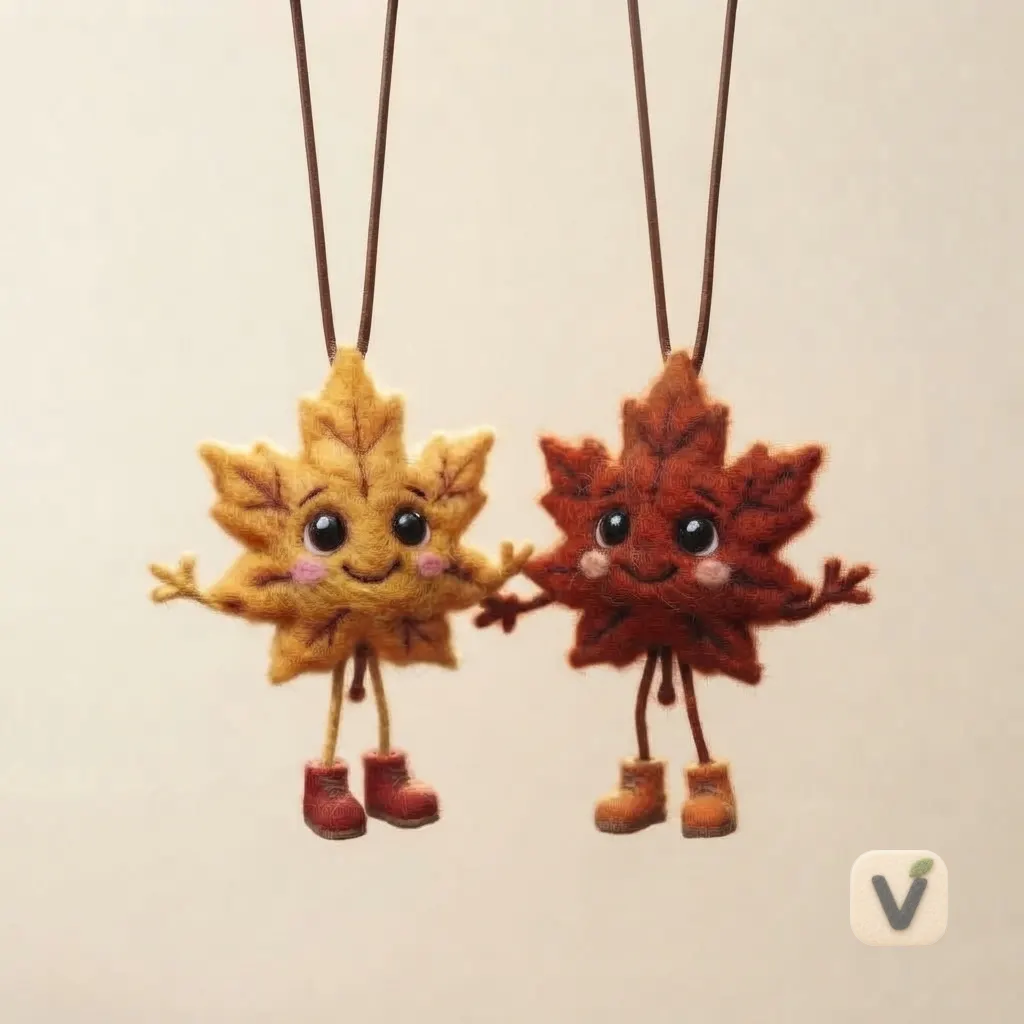 Felt Maple Leaf Doll