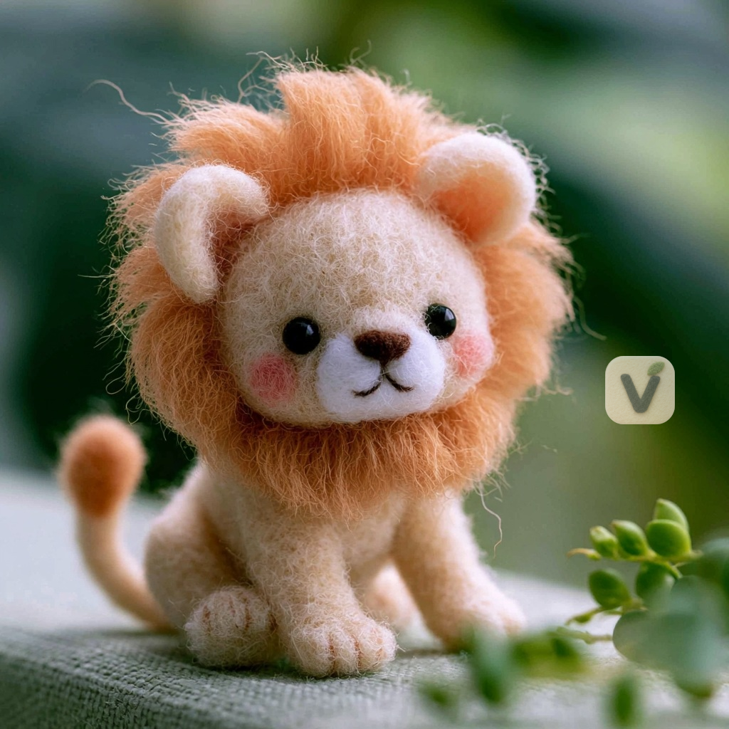 Fluffy Mane Lion