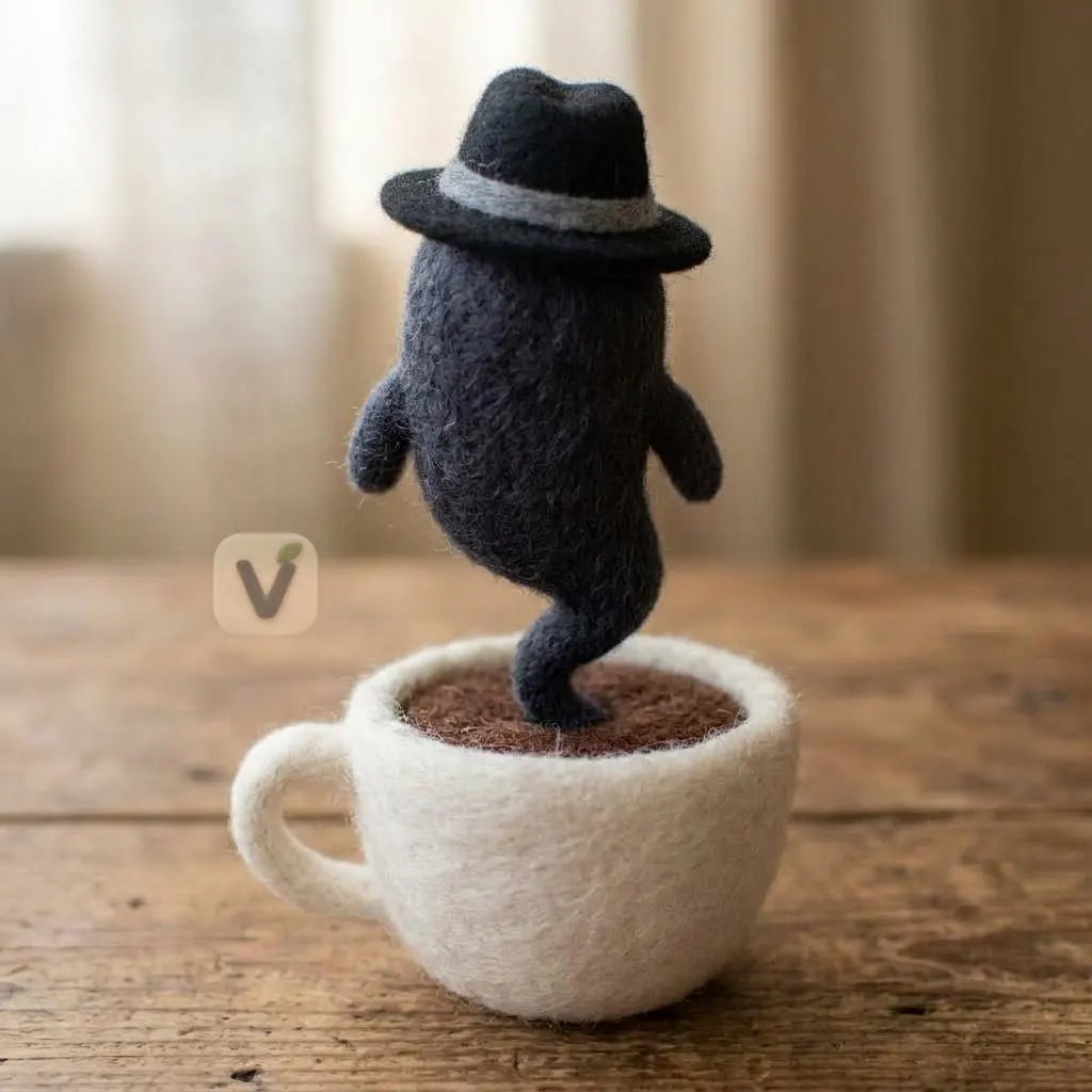 Ghost Coffee Figurine