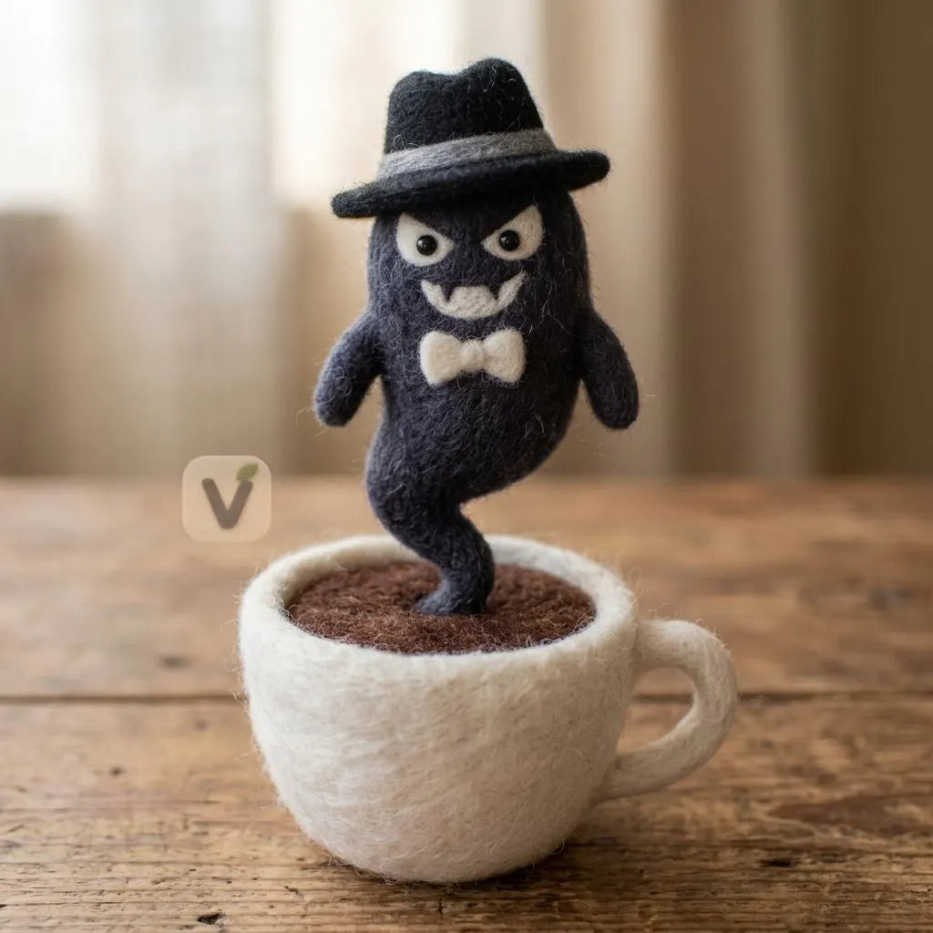Ghost Coffee Figurine