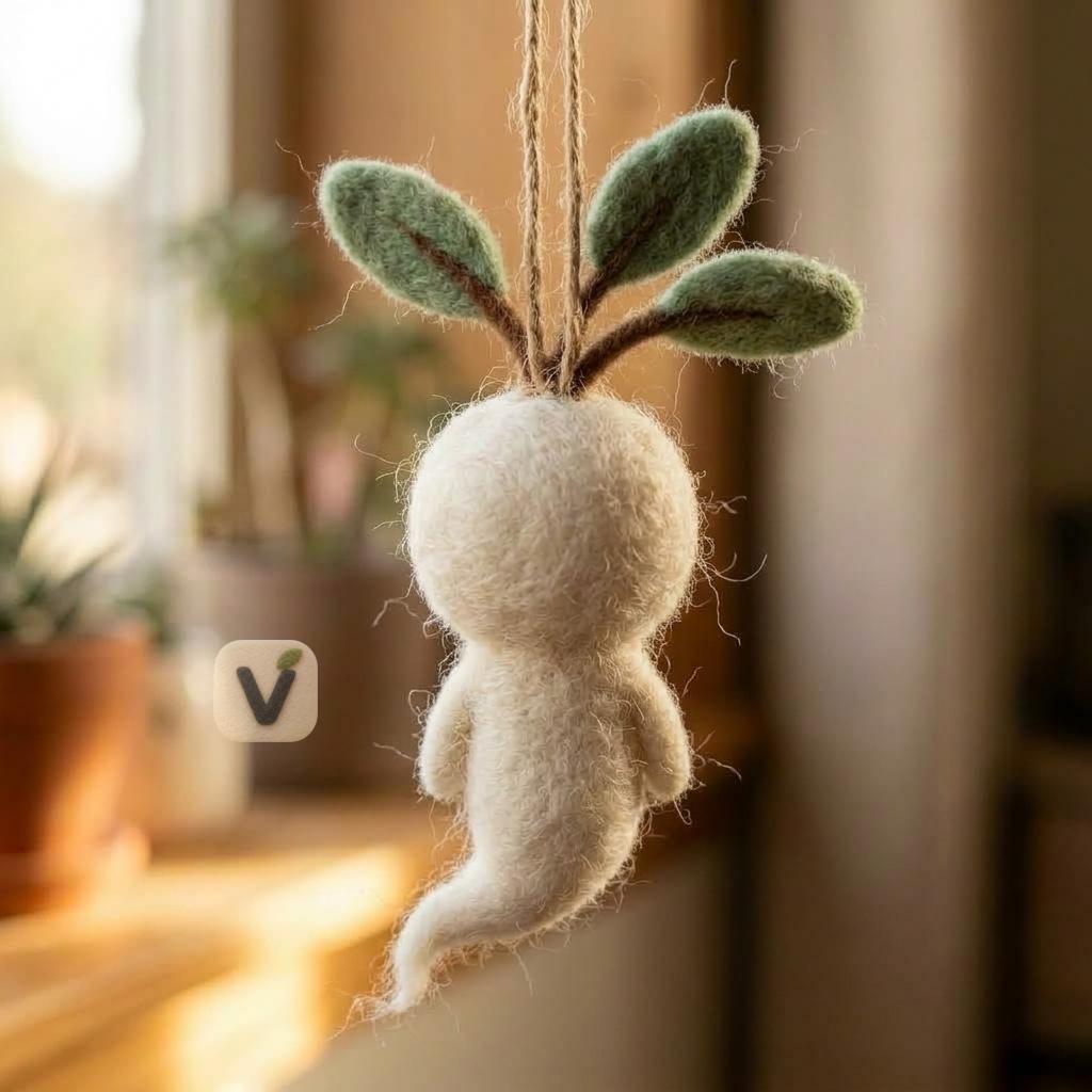 Ghost Mandrake Figurine