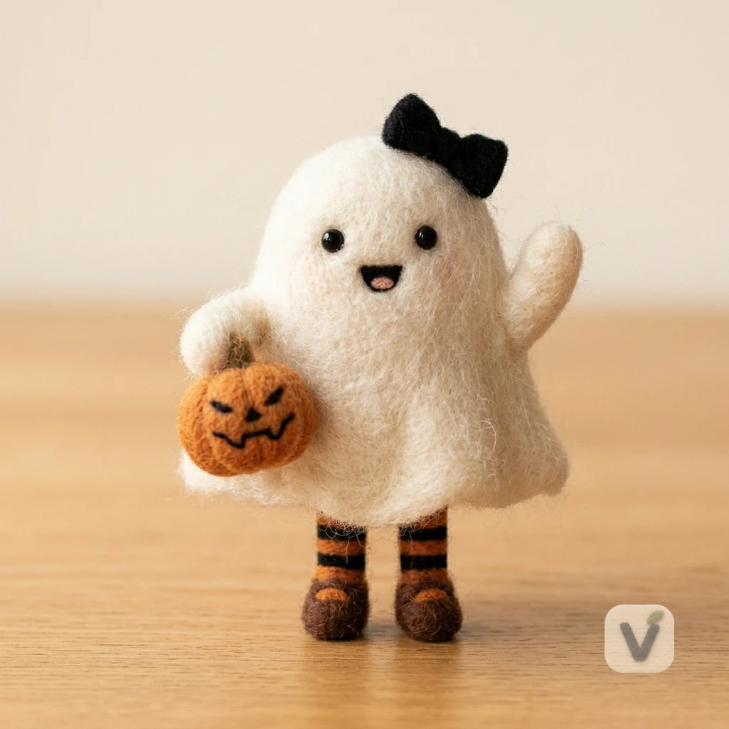 Ghost with Pumpkin