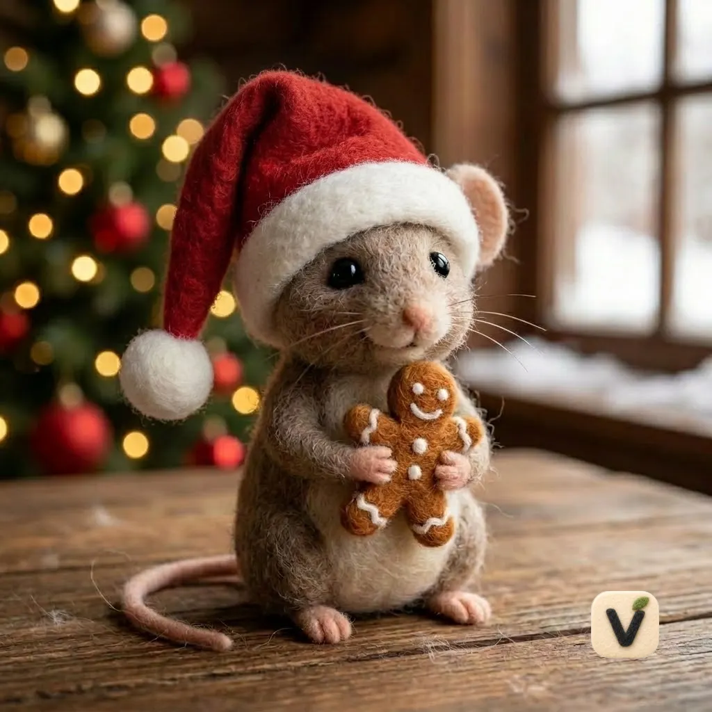 Gingerbread Christmas Mouse