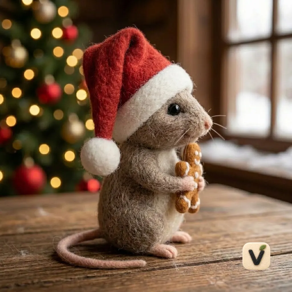 Gingerbread Christmas Mouse