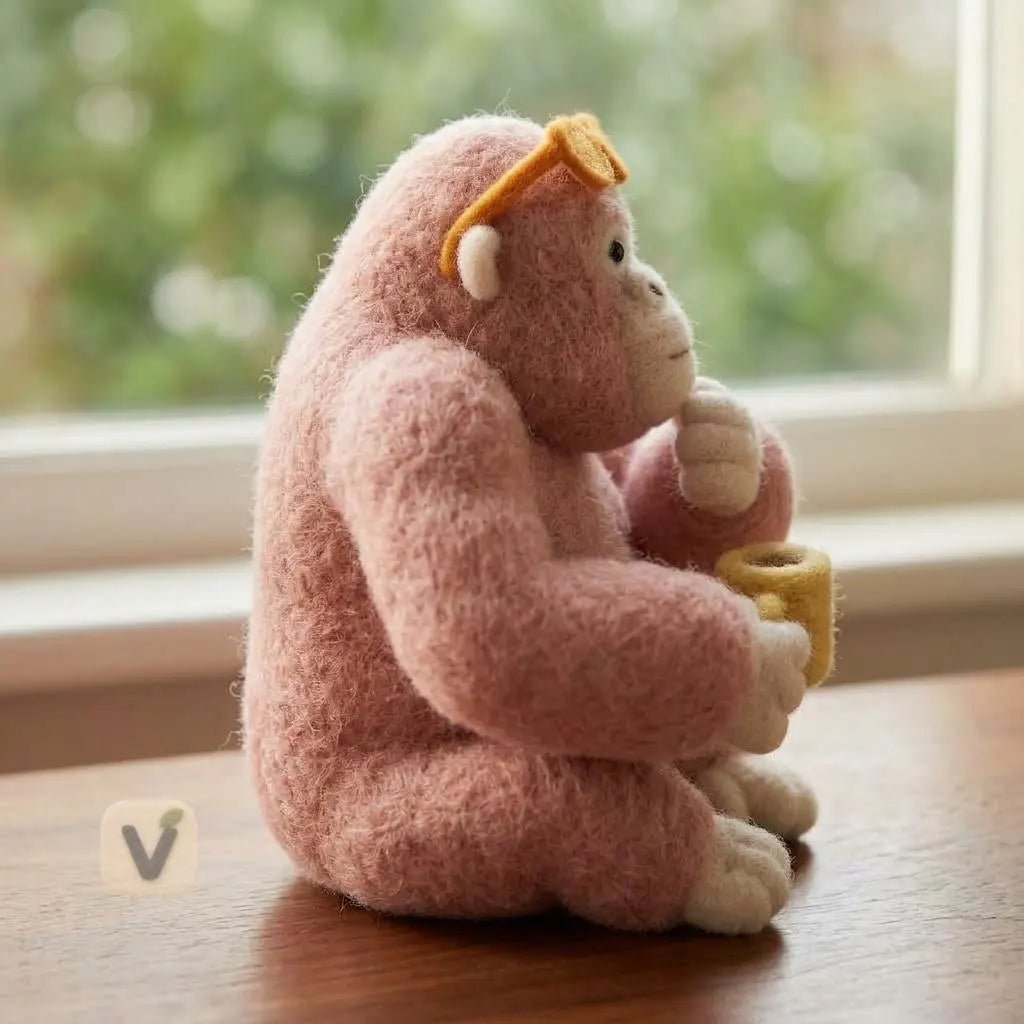 Gorilla's Coffee Break Figurine