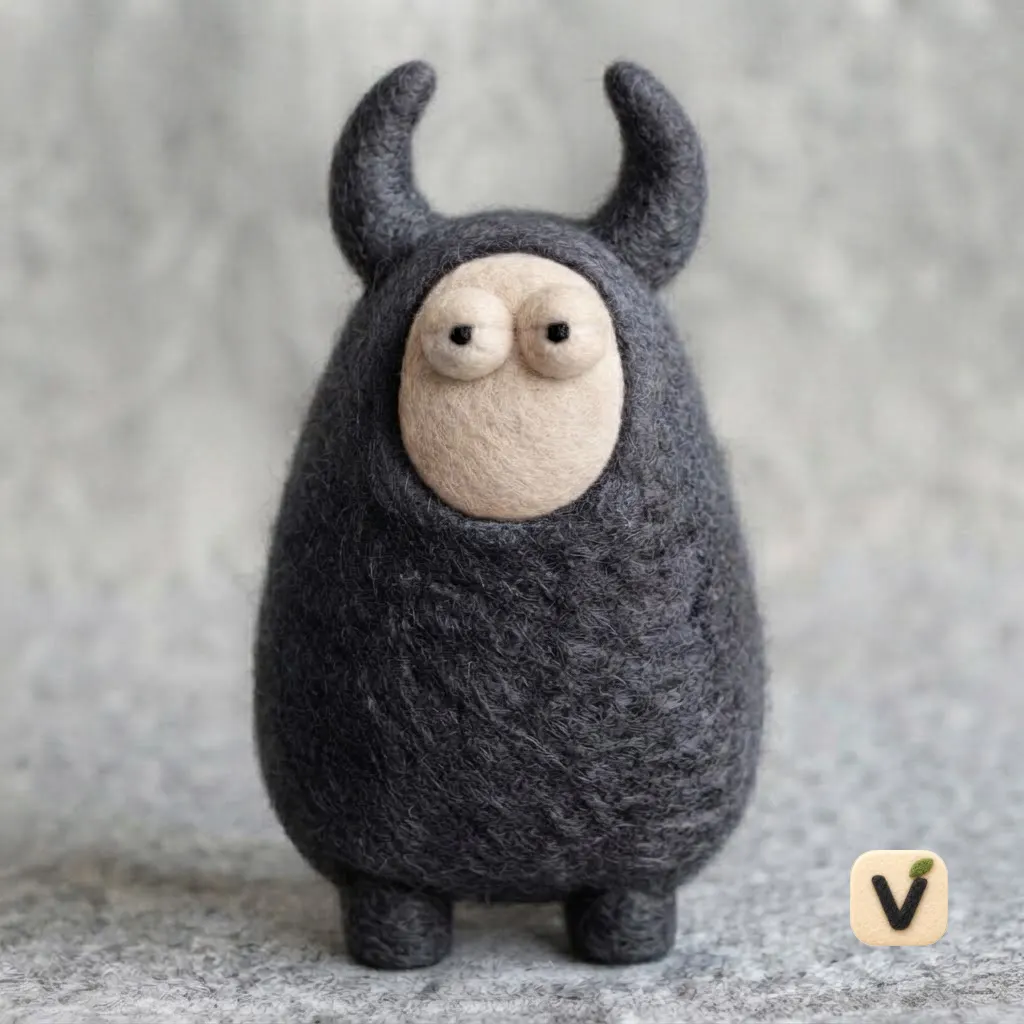 Horned Felt Monster