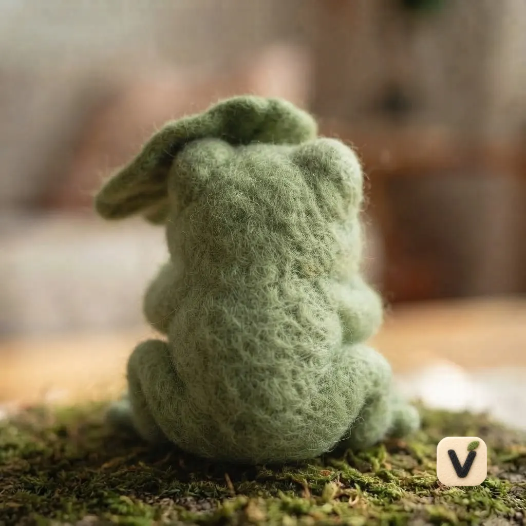Leaf Frog Figurine