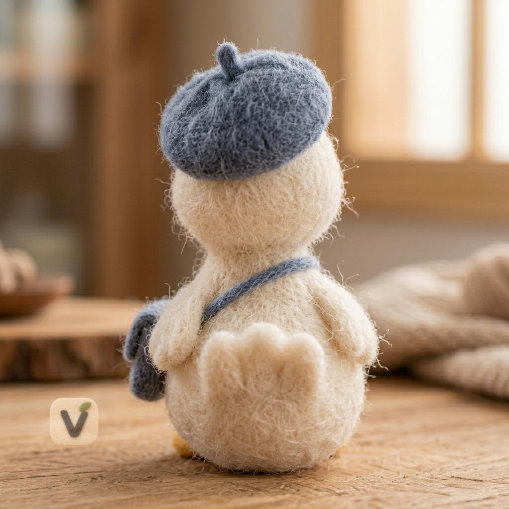 Little Traveler Duck Figurine