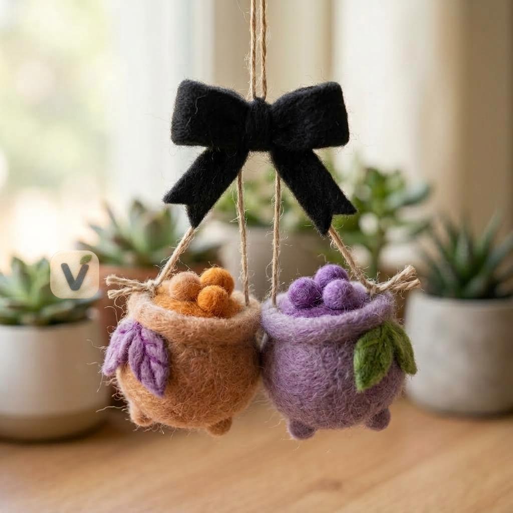 Halloween Felt Charms