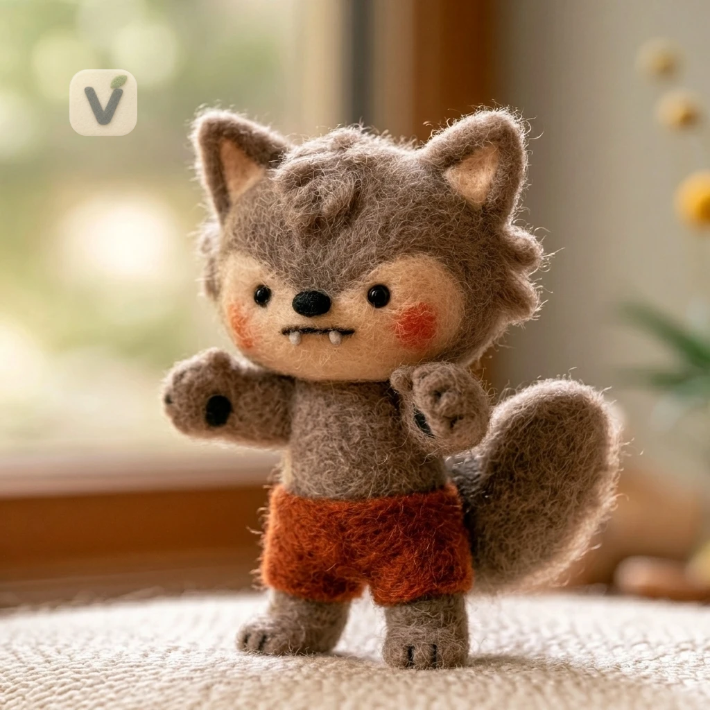 Midnight Werewolf Figurine