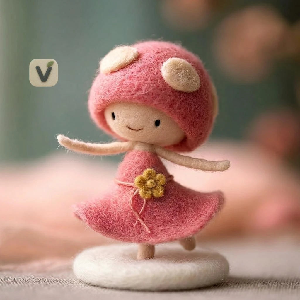 Mushroom Dancer Figurine