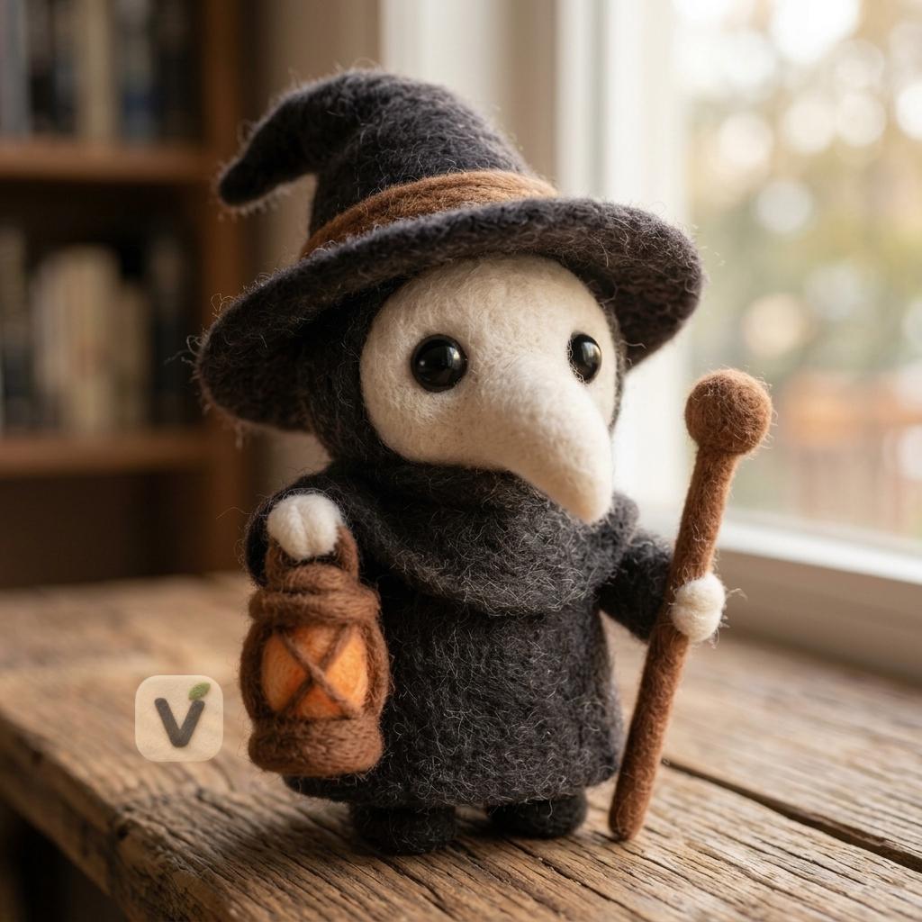 Night Stalking Plague Doctor Figurine