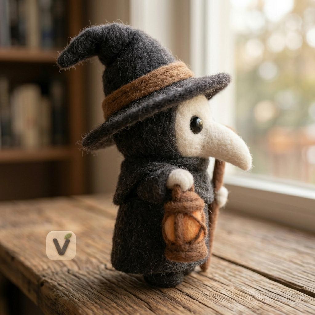 Night Stalking Plague Doctor Figurine