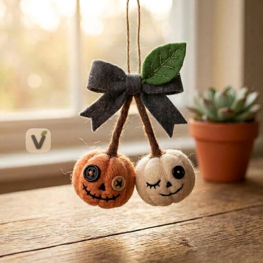 Halloween Felt Charms